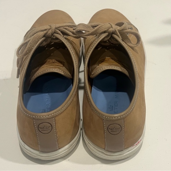 Peter Millar Summer Sneakers Gray or Tan Nubuck Shoes .Sz 9 - Picture 2 of 12